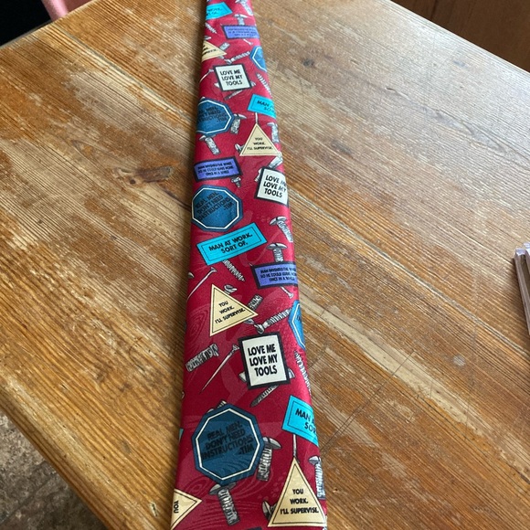Vintage Home Improvements, Tim, the toolman, Taylor, novelty, necktie. - Picture 4 of 5